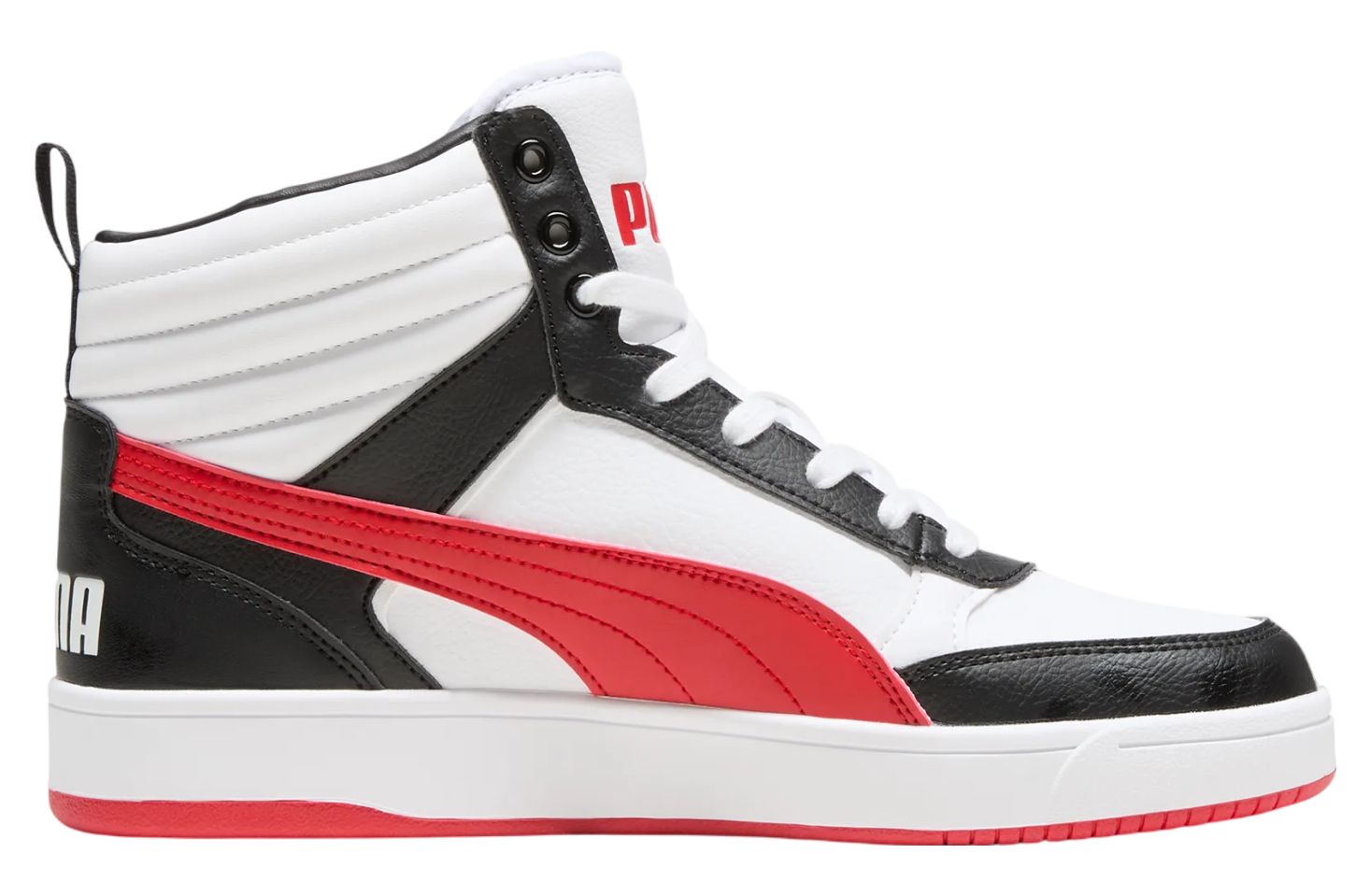 Puma Dribble Mid White / For All Time Red