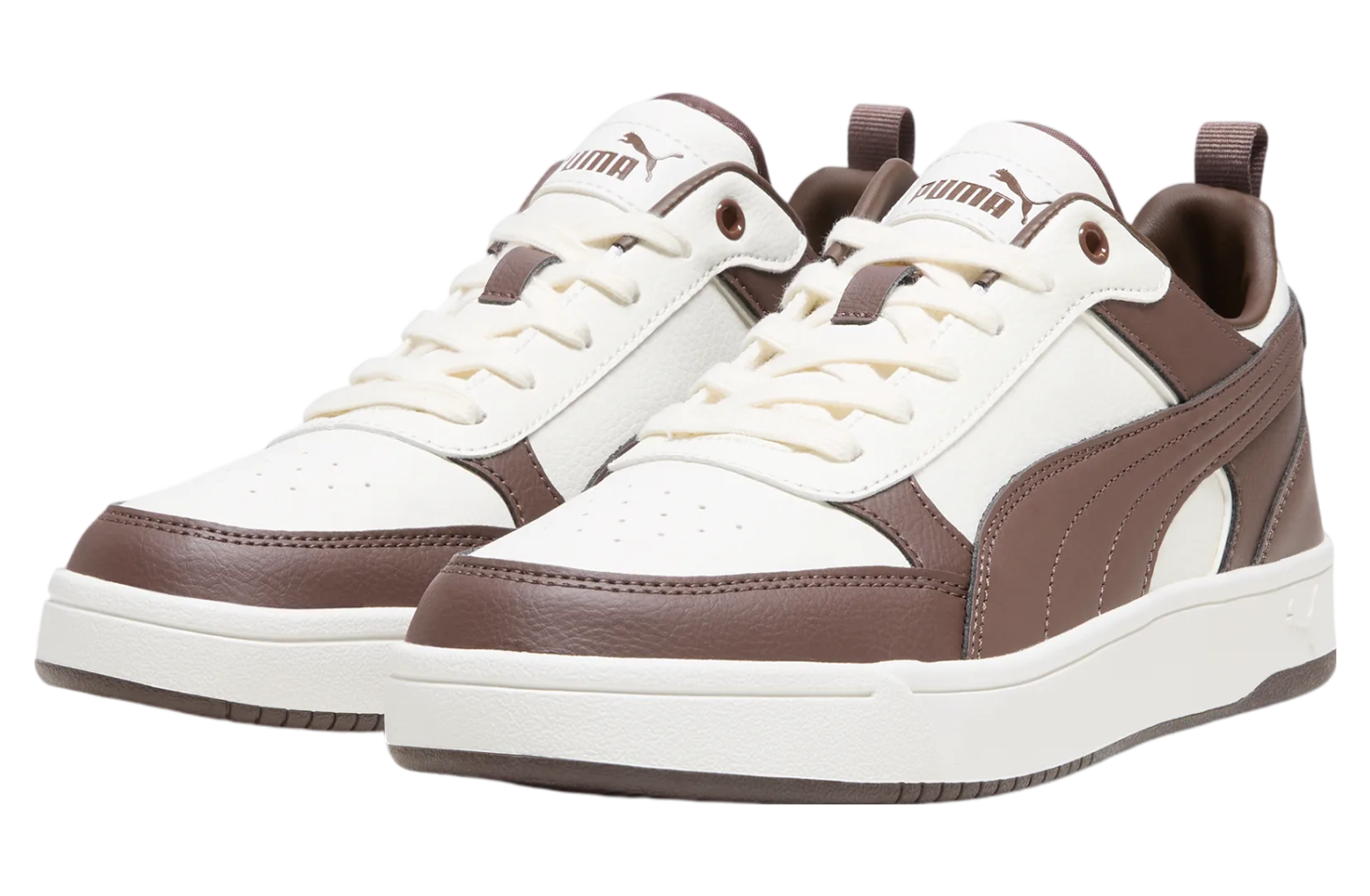 Puma Dribble Warm White / Chestnut Brown