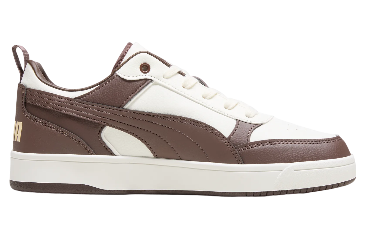 Puma Dribble Warm White / Chestnut Brown