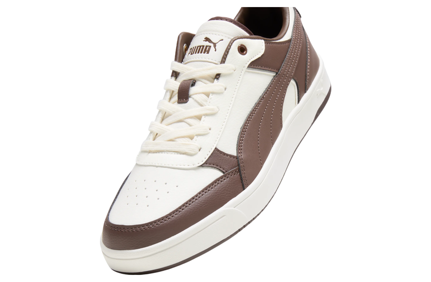 Puma Dribble Warm White / Chestnut Brown