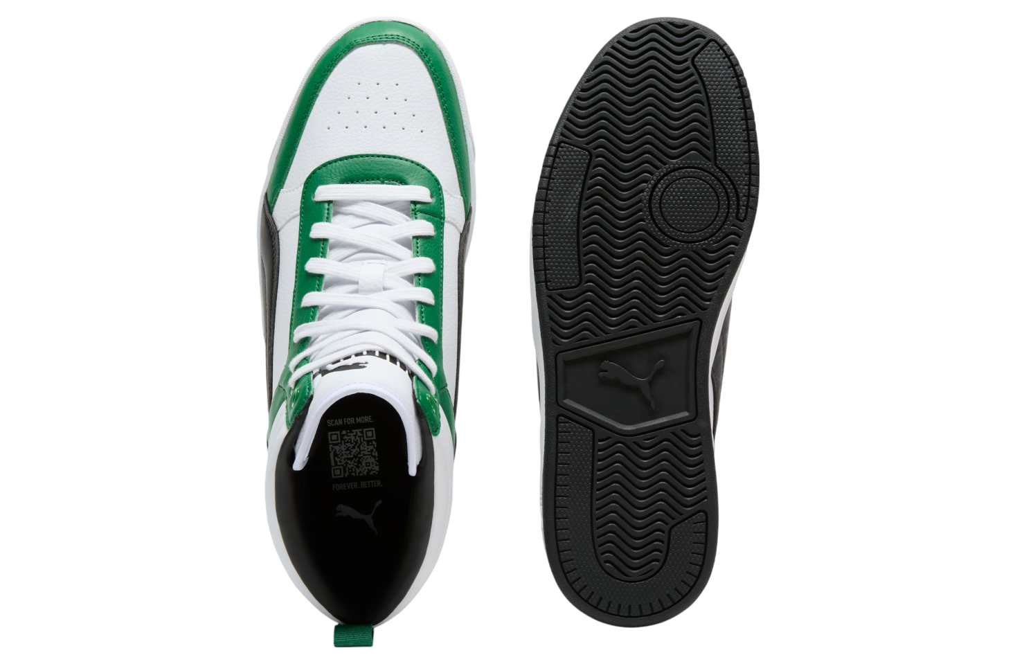 Puma Dribble White / Black / Archive Green Puma Dribble White / Black / Archive Green