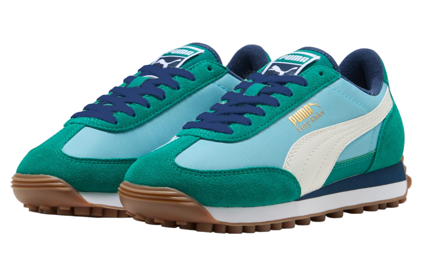 Puma Easy Rider Gs Aqua / Vapor Gray
