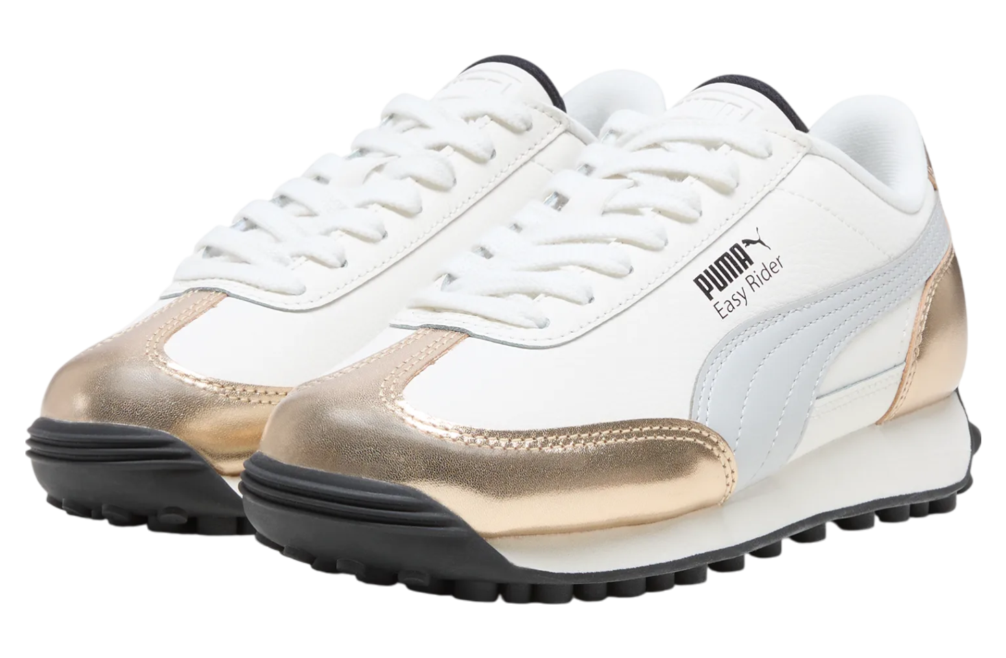 Puma Easy Rider Mixed Metals GS Warm White / Gold