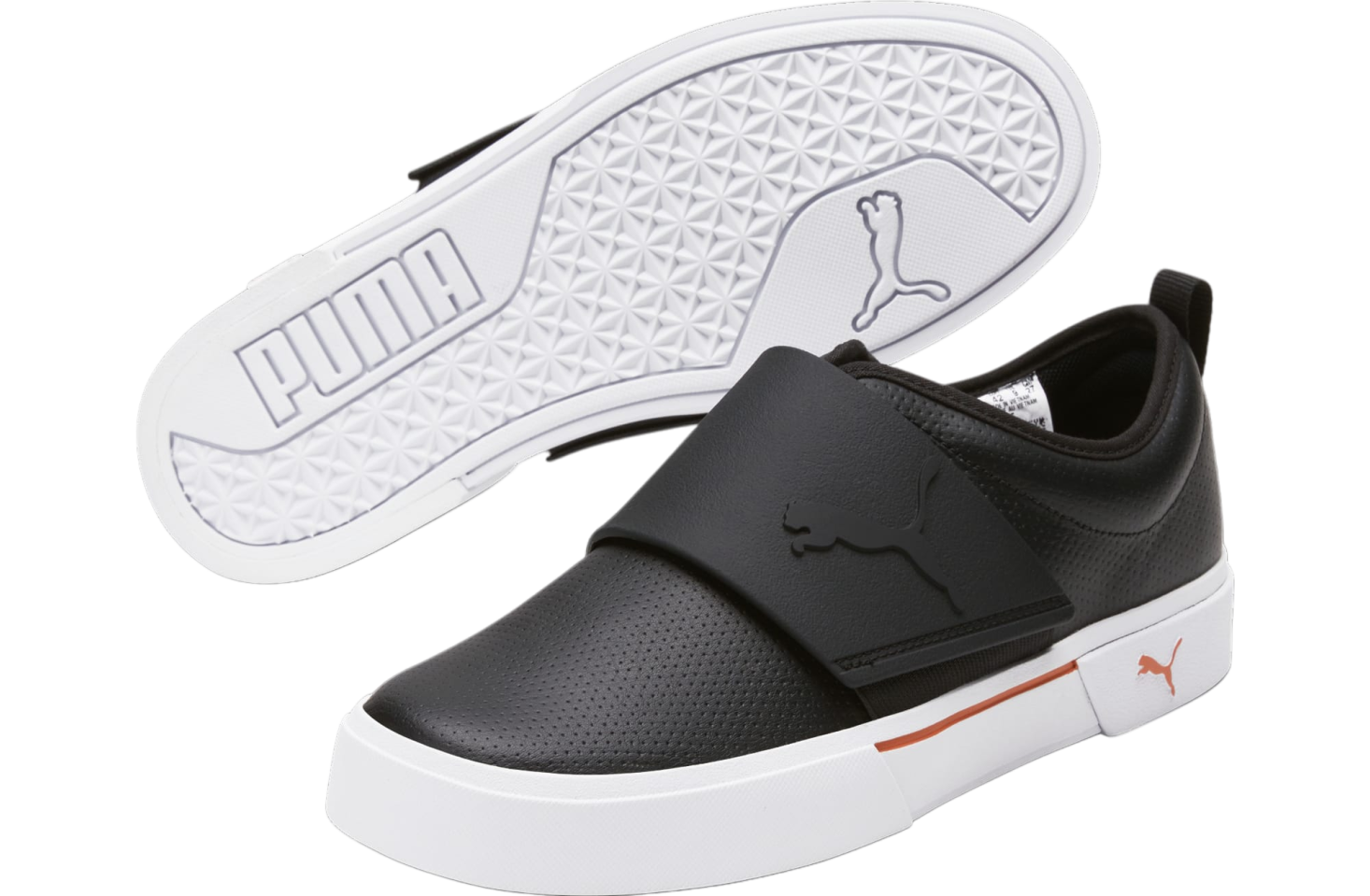 Puma El Rey Ii Slip-on Perf L Black / Chili Powder