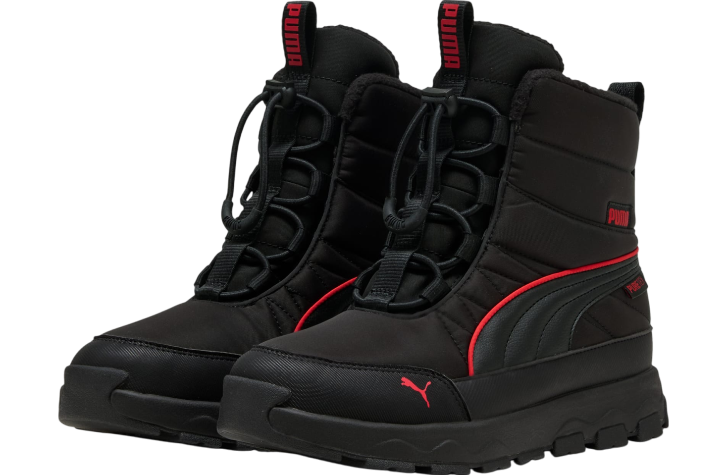 Puma Evolve Puretex GS Black / For All Time Red