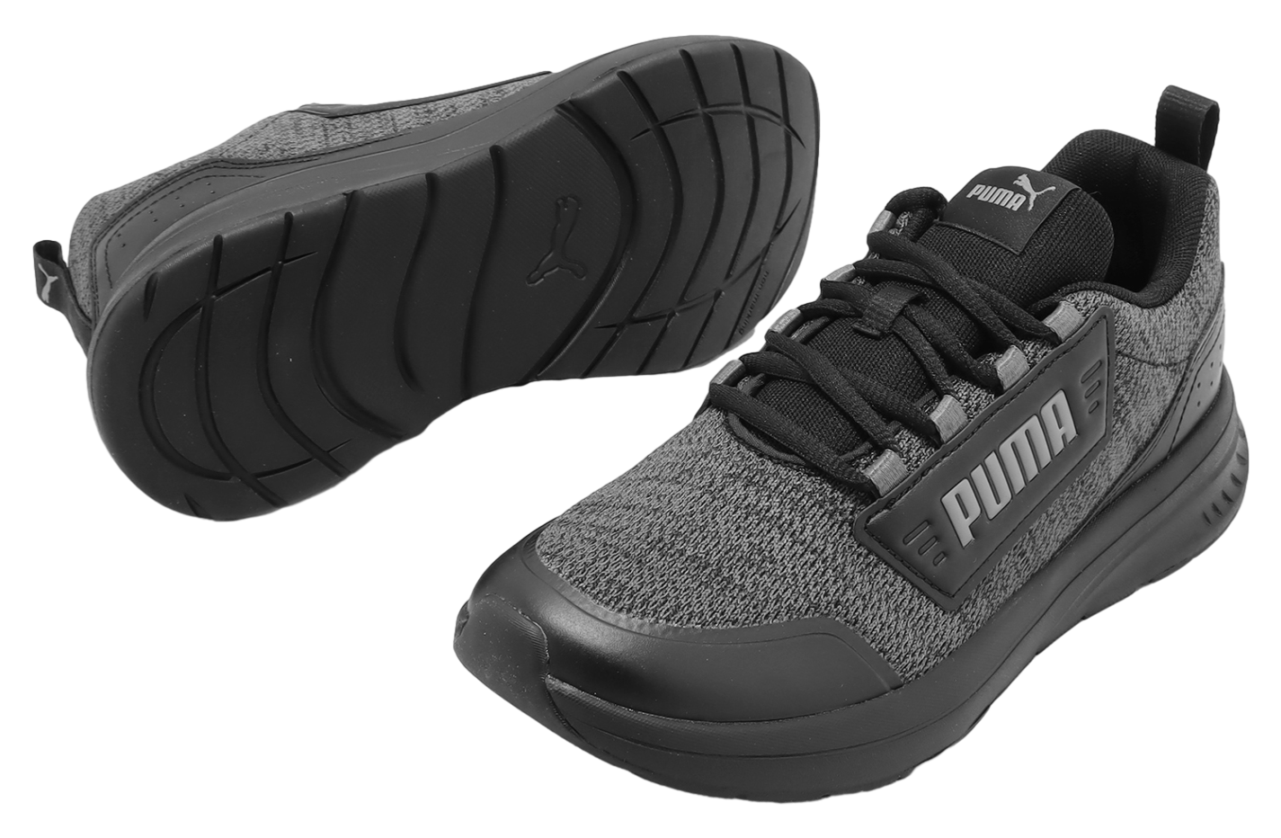 Puma Evolve Street Jr Gs Black / Cool Dark Gray