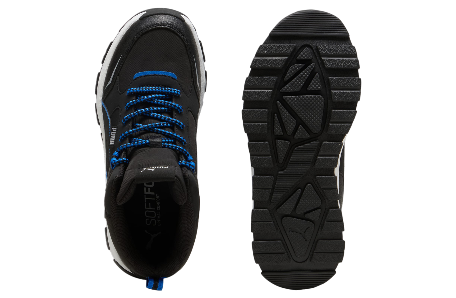 Puma Evolve Trail GS Black / Hyperlink Blue