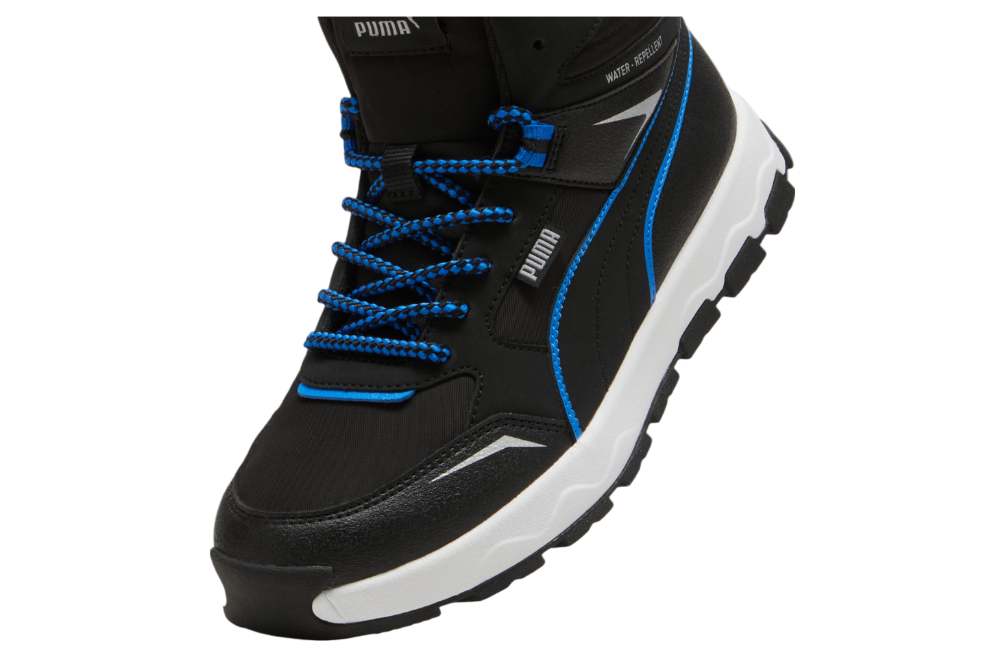 Puma Evolve Trail GS Black / Hyperlink Blue