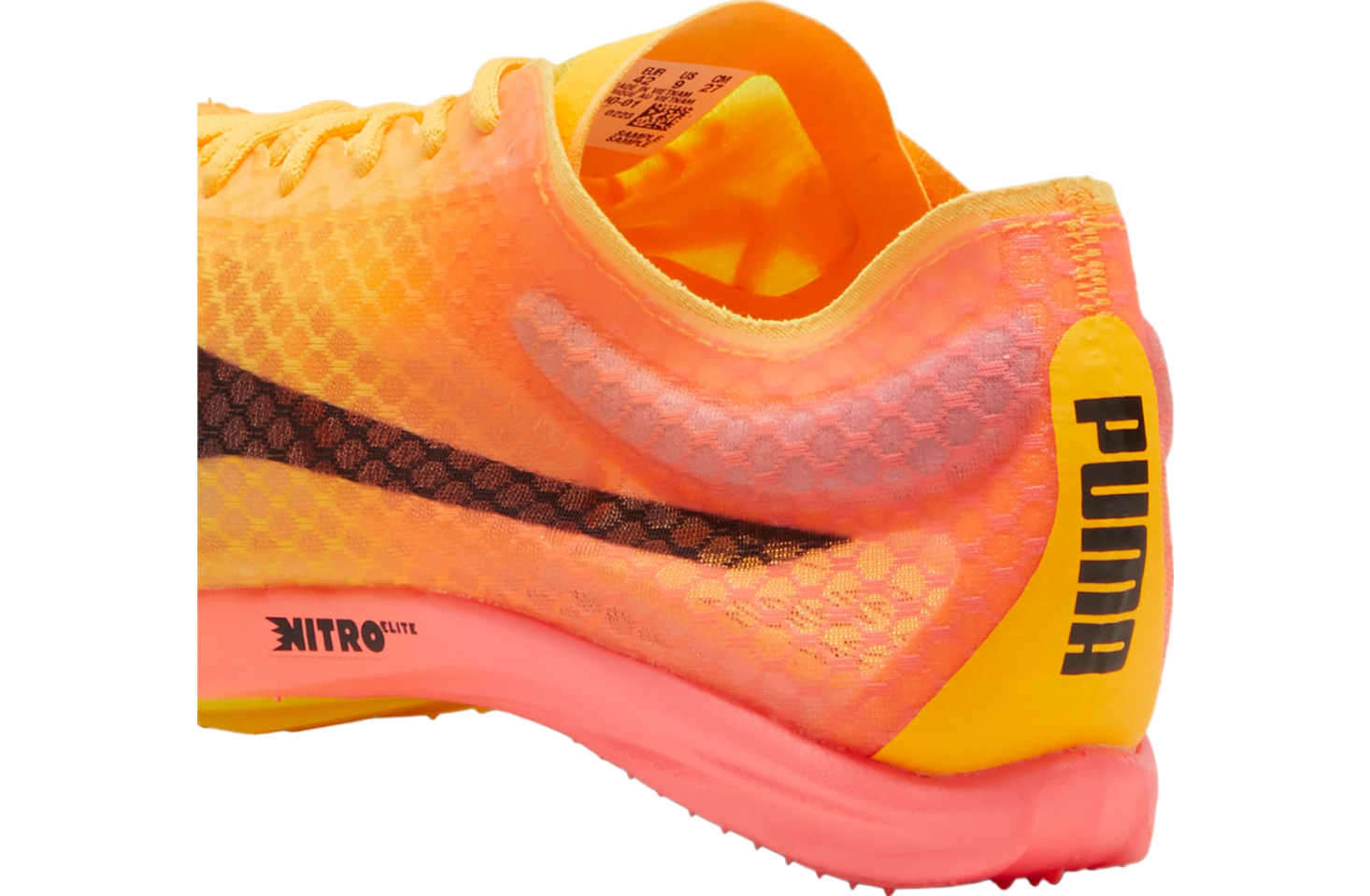 Puma Evospeed Distance Nitro Elite+ 4 Track Spikes Sun Stream / Sunset Glow