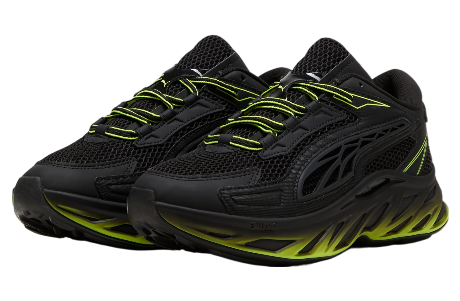 Puma Exotek Nitro Racing Black / Electric Lime