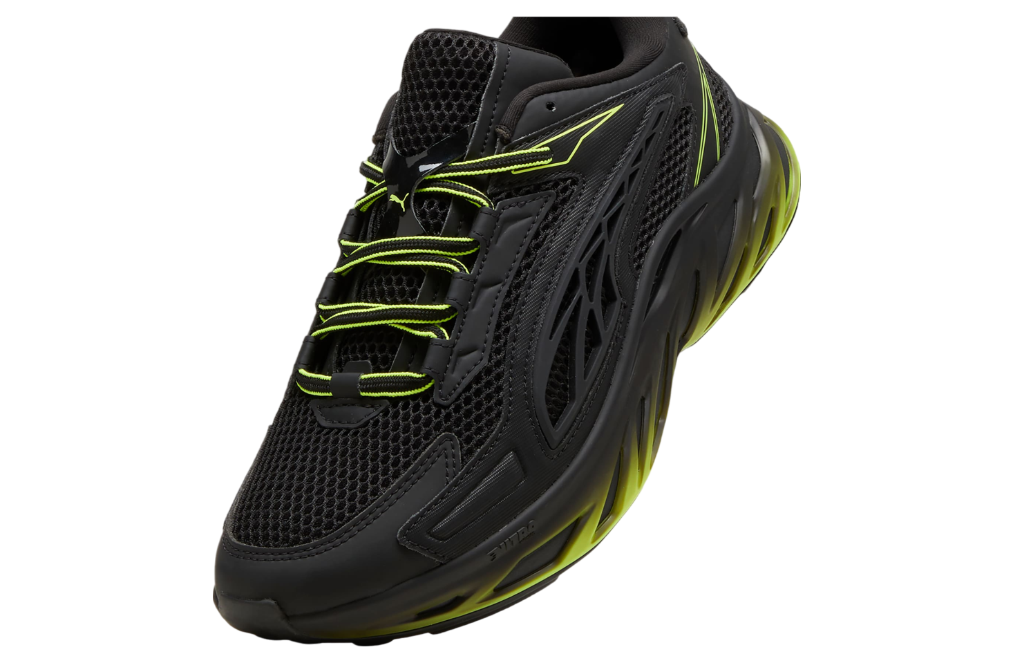 Puma Exotek Nitro Racing Black / Electric Lime