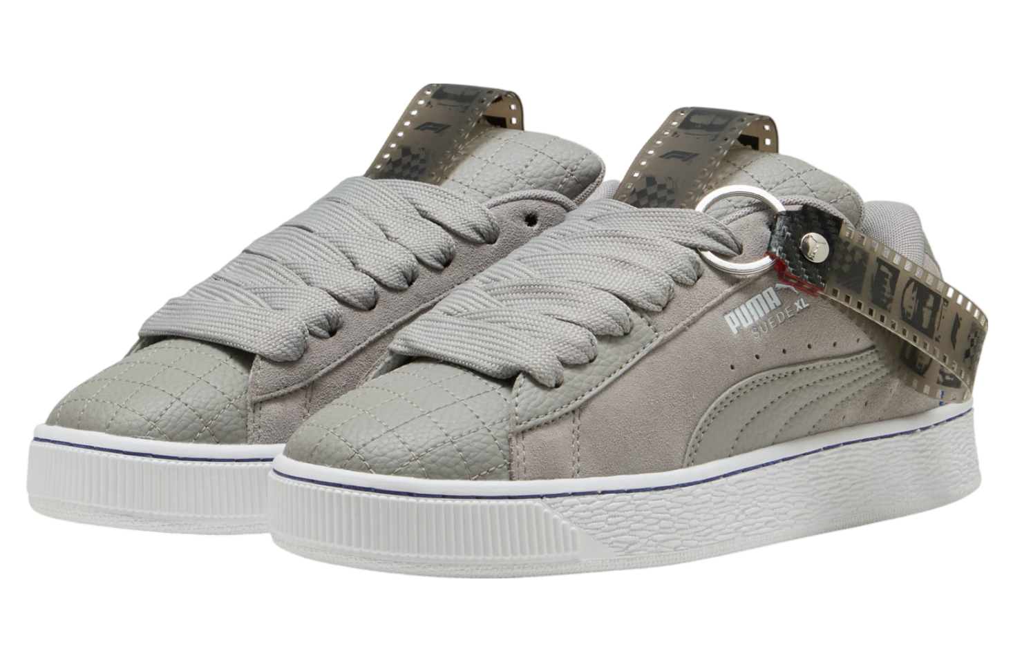 Puma F1 Suede Xl 75 Years Hero Matte Silver / Vivid Blue
