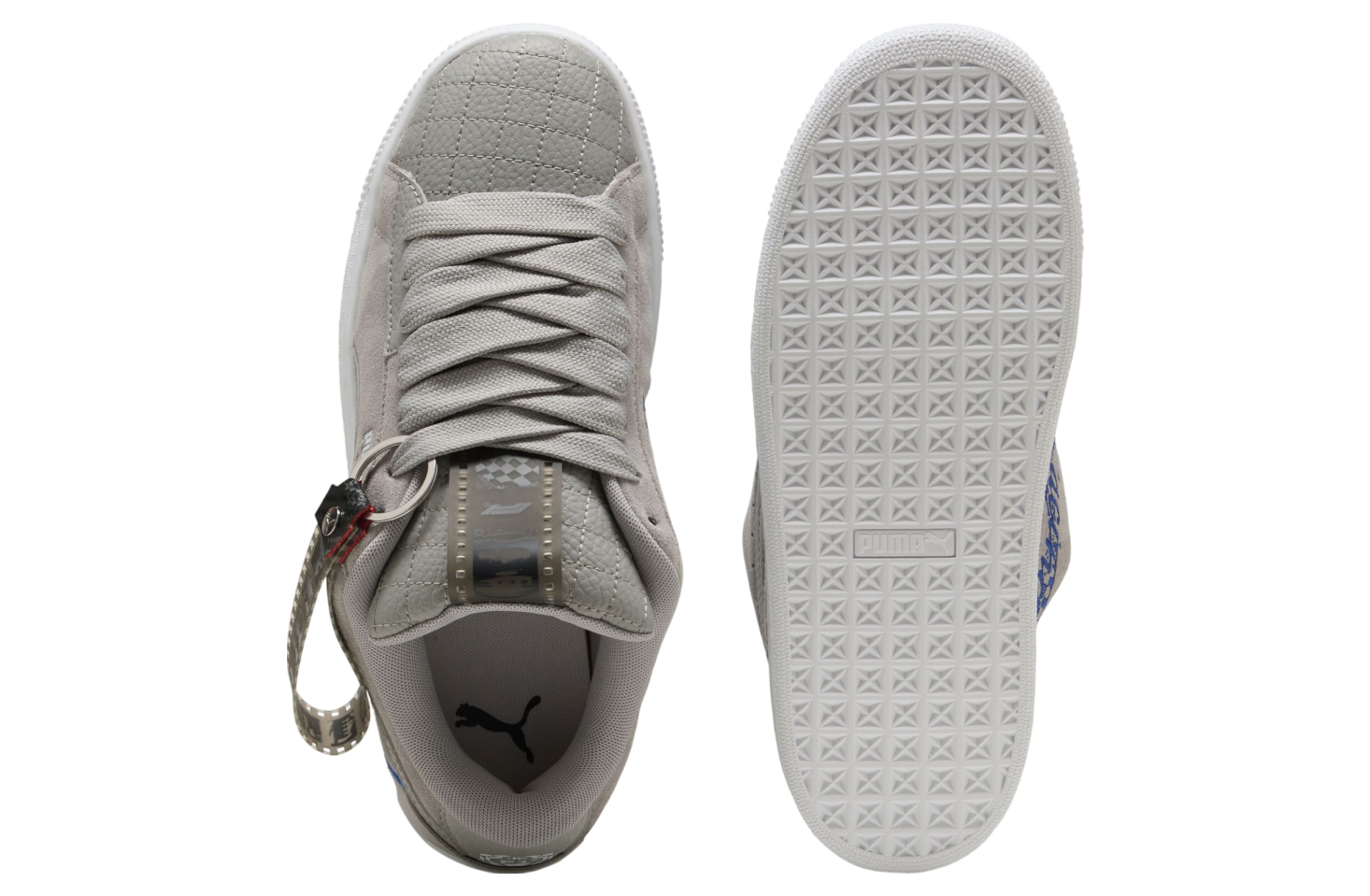 Puma F1 Suede Xl 75 Years Hero Matte Silver / Vivid Blue