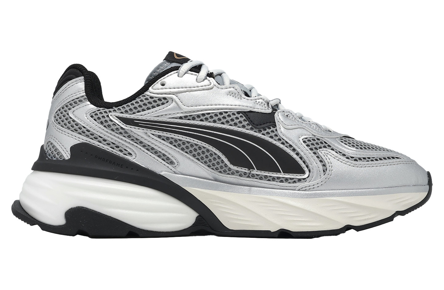 Puma Fade Nitro LS Metallic Silver / Black