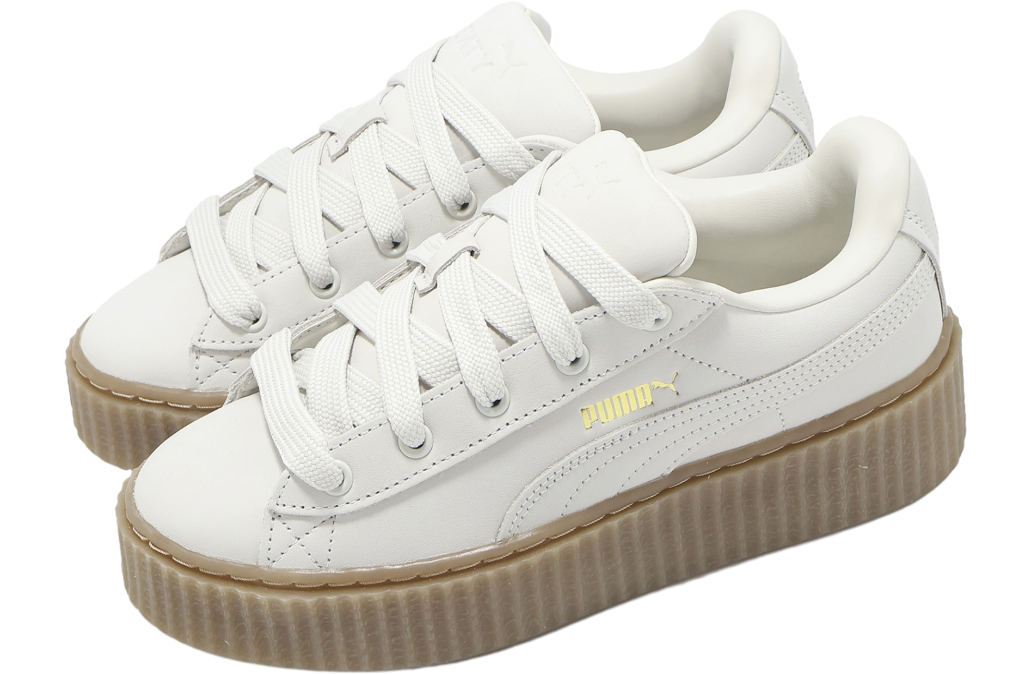 Puma Fenty Creeper Nubuck Warm White / Gold