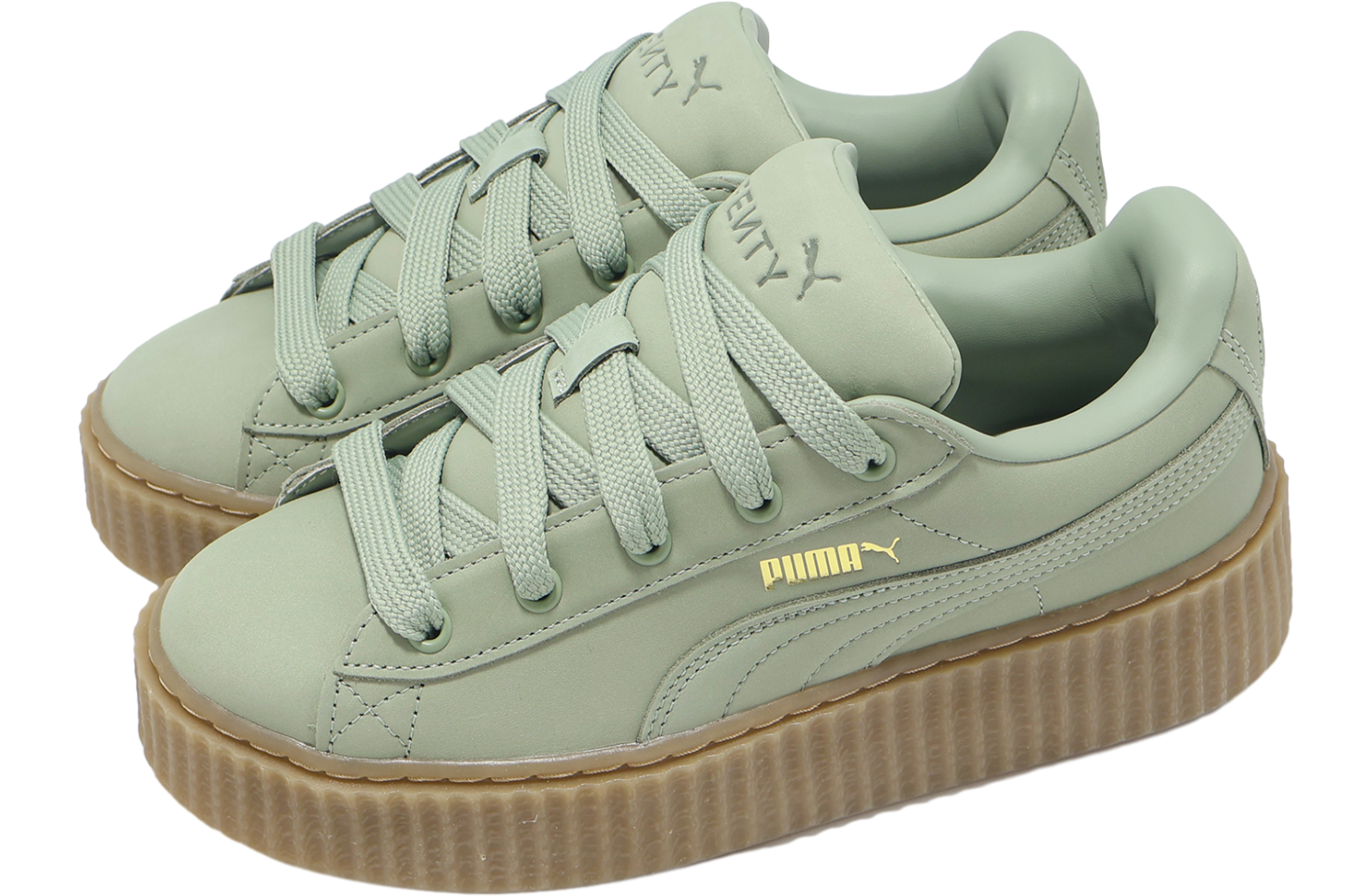 Puma Fenty Creeper Phatty Earth Tone Green Fog / Gold