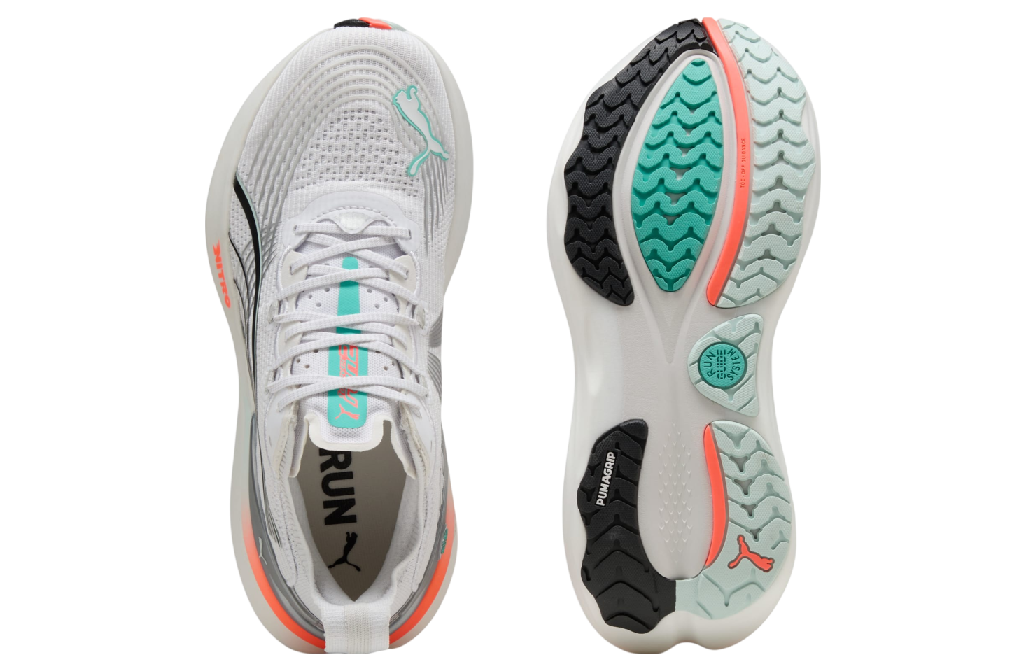 Puma Foreverrun Nitro 2 White / Glowing Red