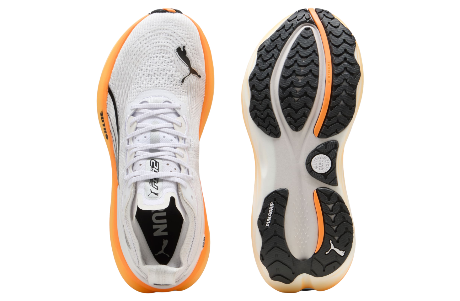 Puma Foreverrun Nitro 2 White / Heat Fire - Oct 2025 - 310109-17