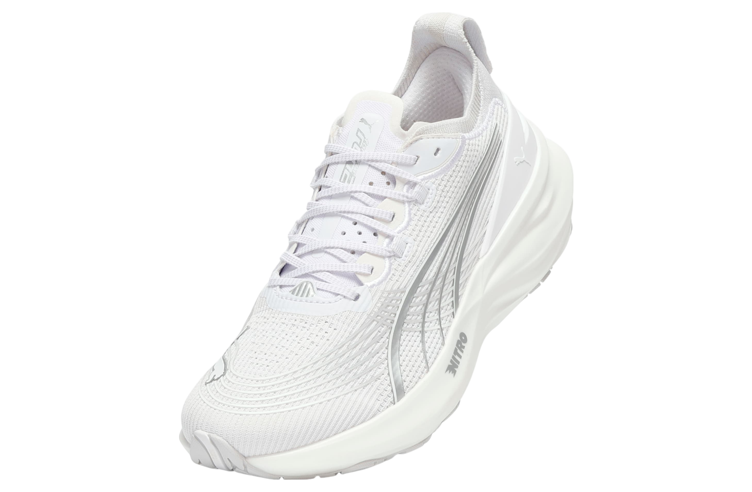 Puma Foreverrun Nitro 2 White / Silver (wide)