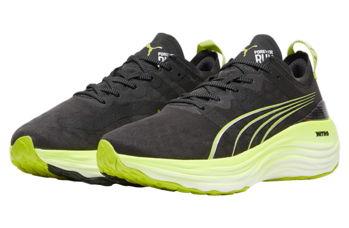 Puma Foreverrun Nitro Black / Lime Pow