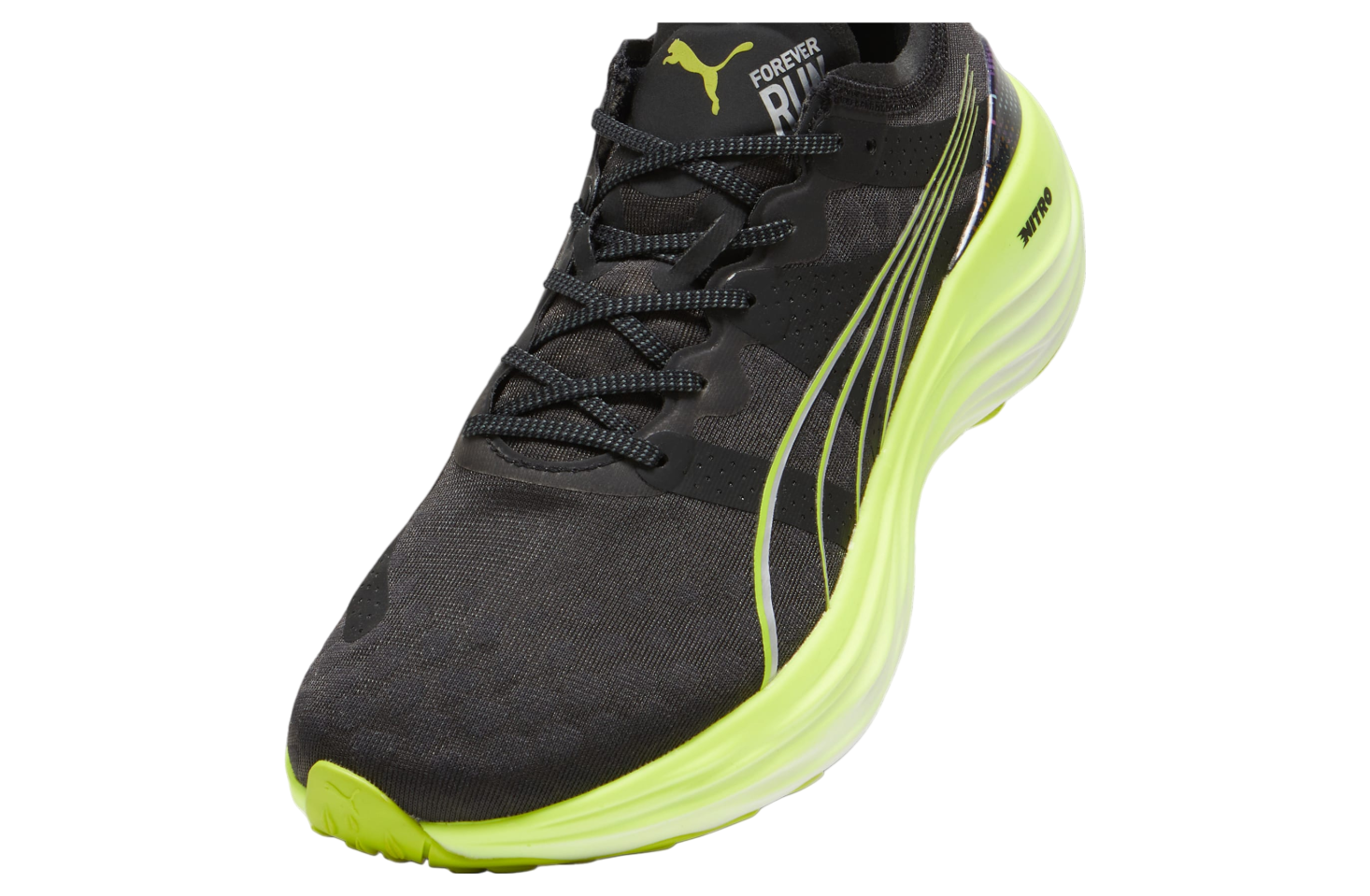 Puma Foreverrun Nitro Black / Lime Pow