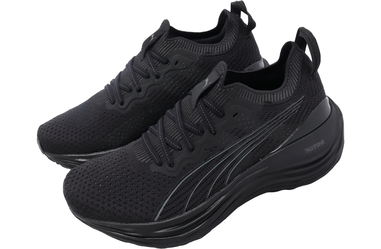 Puma ForeverRun Nitro Knit Black / Shadow Gray