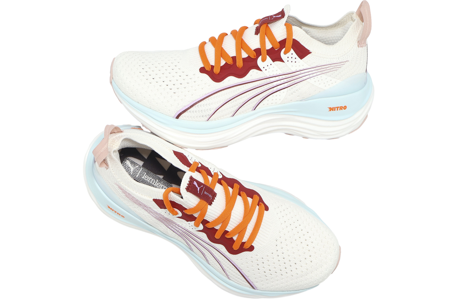 Puma ForeverRun Nitro LemLem WMNS Warm White / Icy Blue - Nov 2024