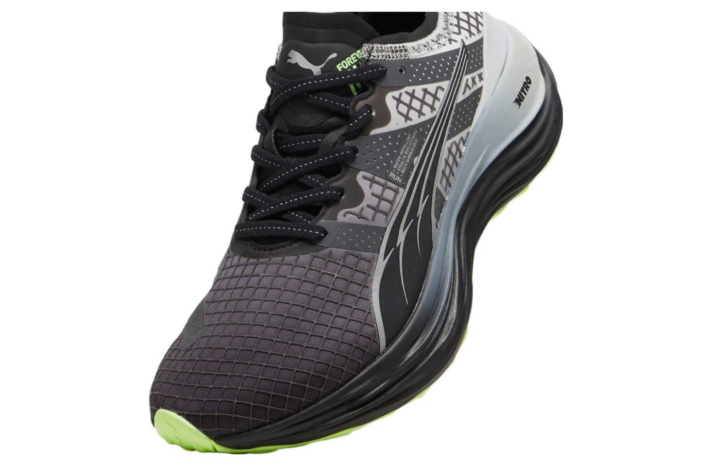 Puma Foreverrun Nitro Water-repellent WMNS Black / Glacial Gray