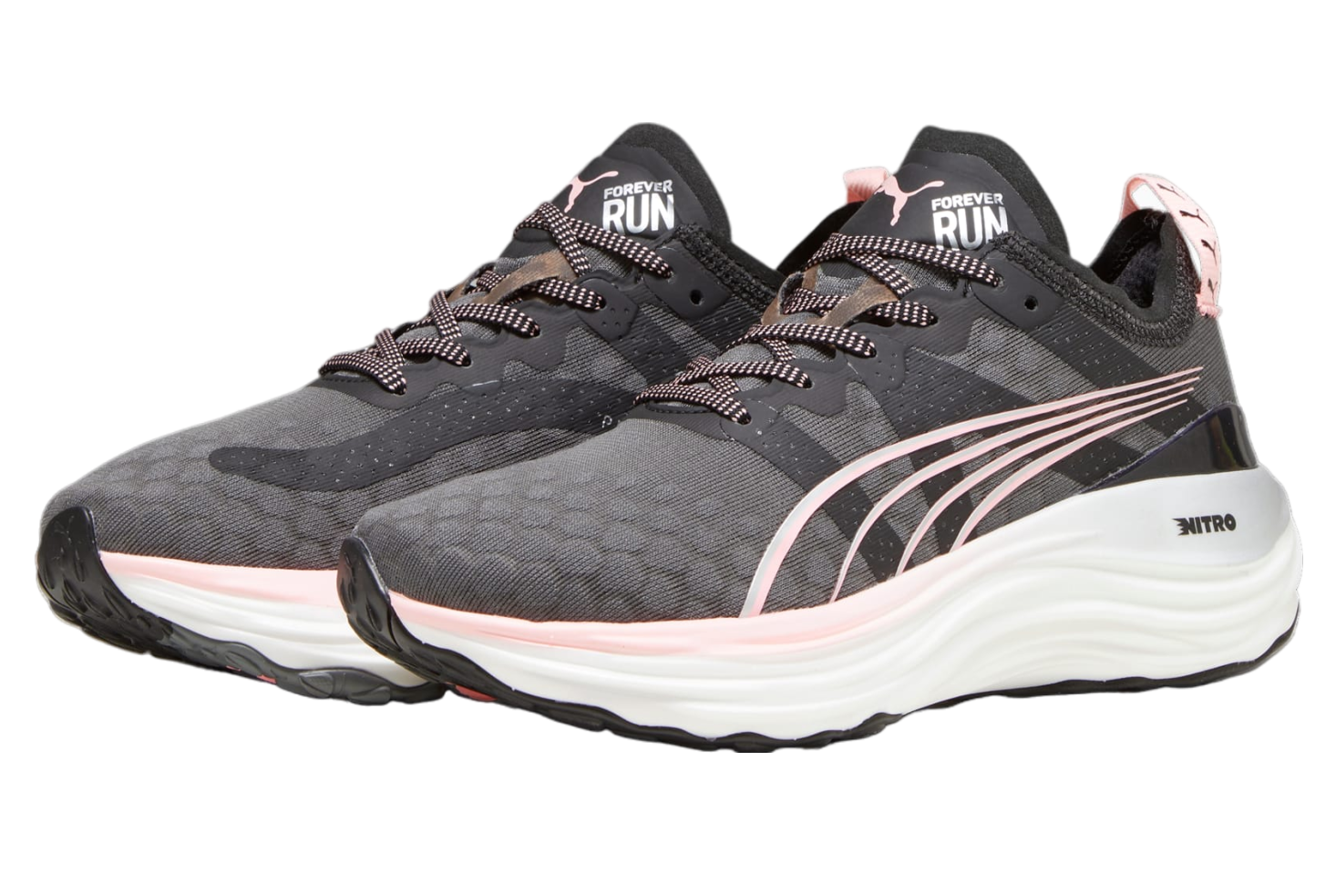 Puma Foreverrun Nitro WMNS Black / Koral Ice