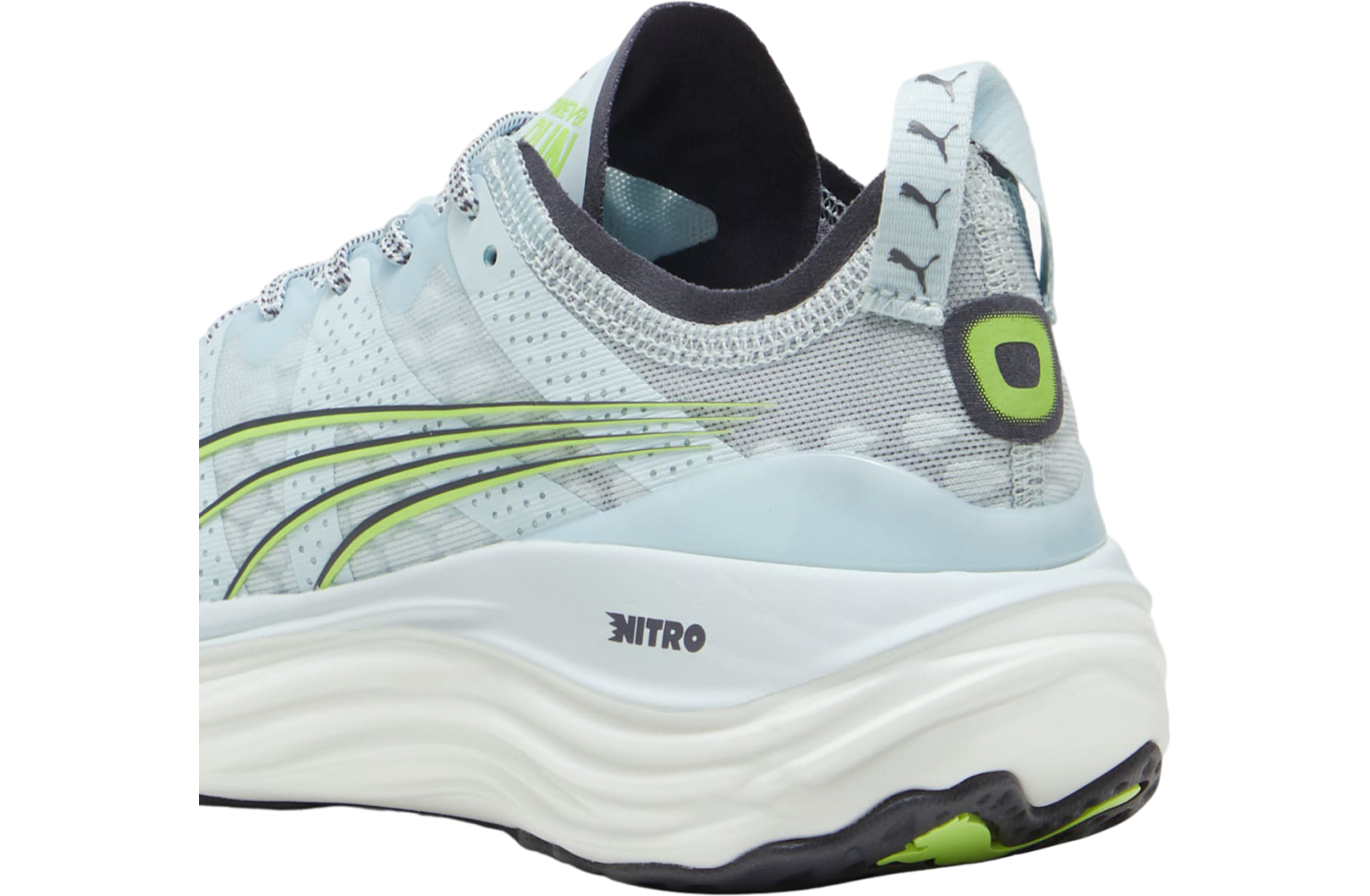 ◆PUMA◆ Forever Run Nitro Wns Blue Fiji Apple 37775822 3777 Puma ForeverRun Nitro WMNS Nitro Blue / Fizzy Apple - Jun