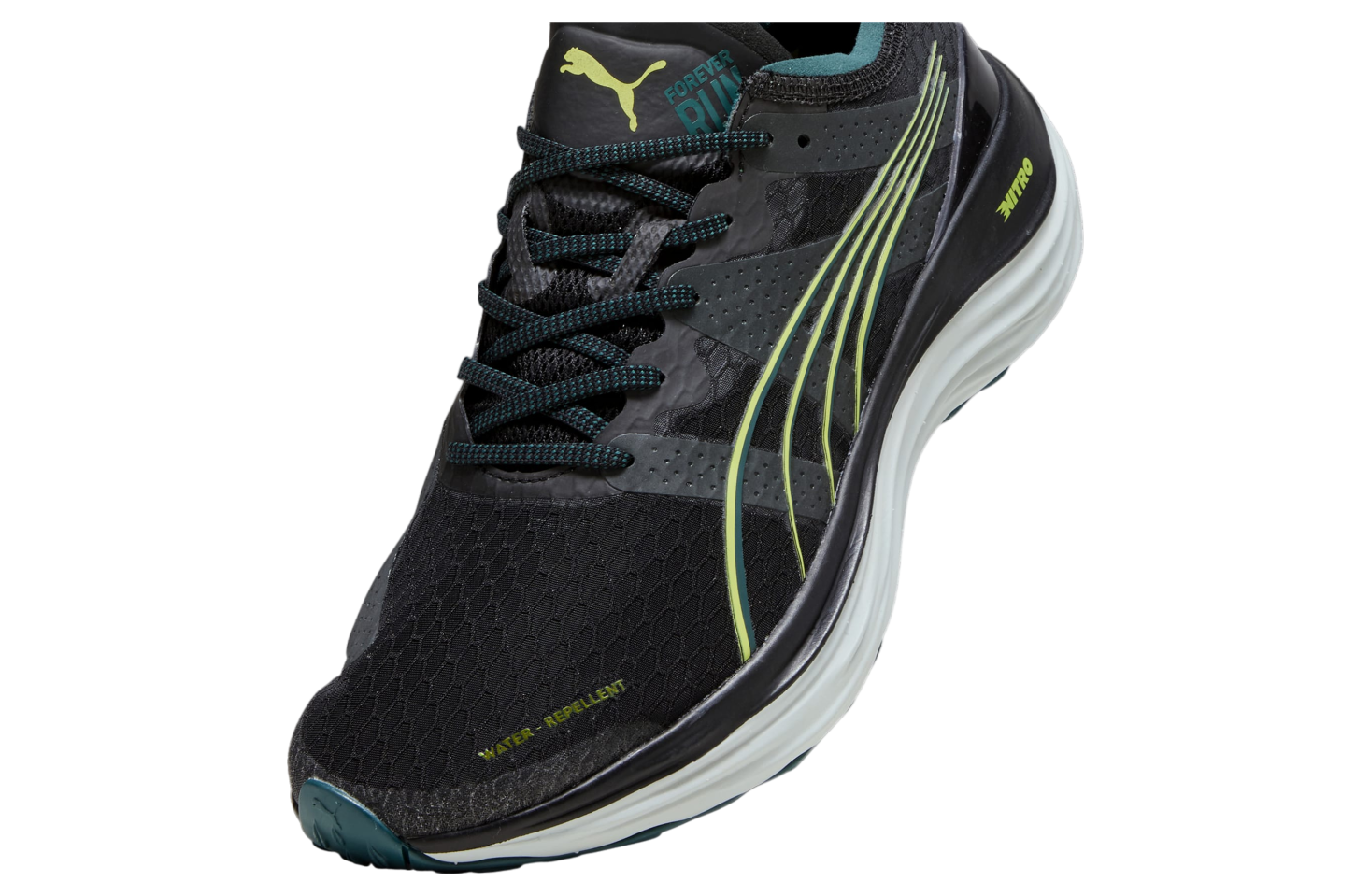 Puma Foreverrun Nitro Wtr Black / Malachite