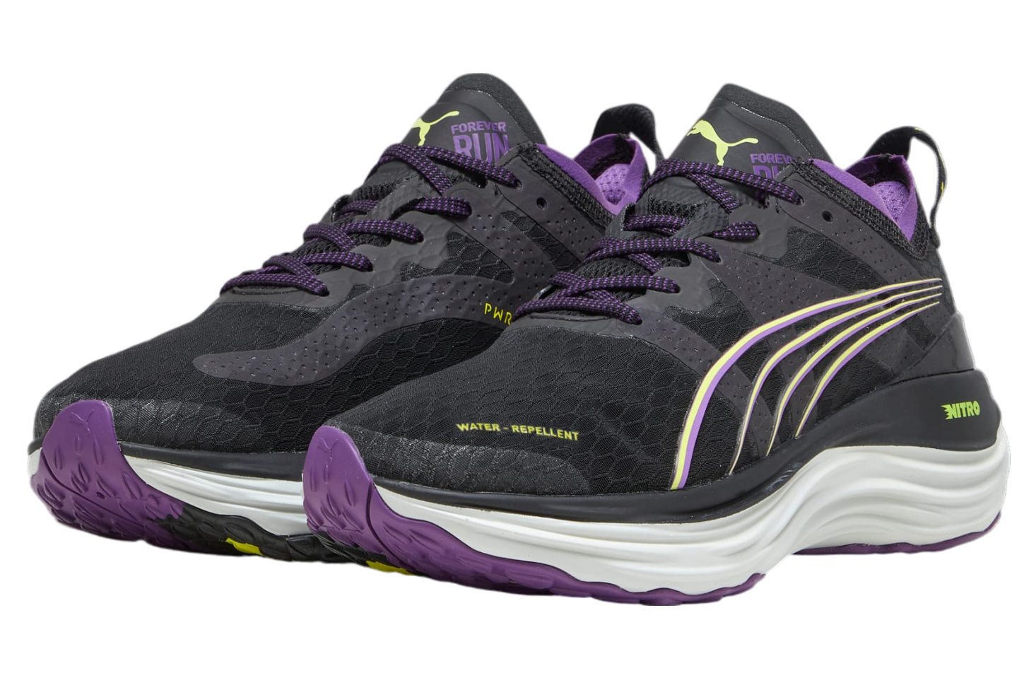 Puma Foreverrun Nitro Wtr Wmns Black / Purple Pop