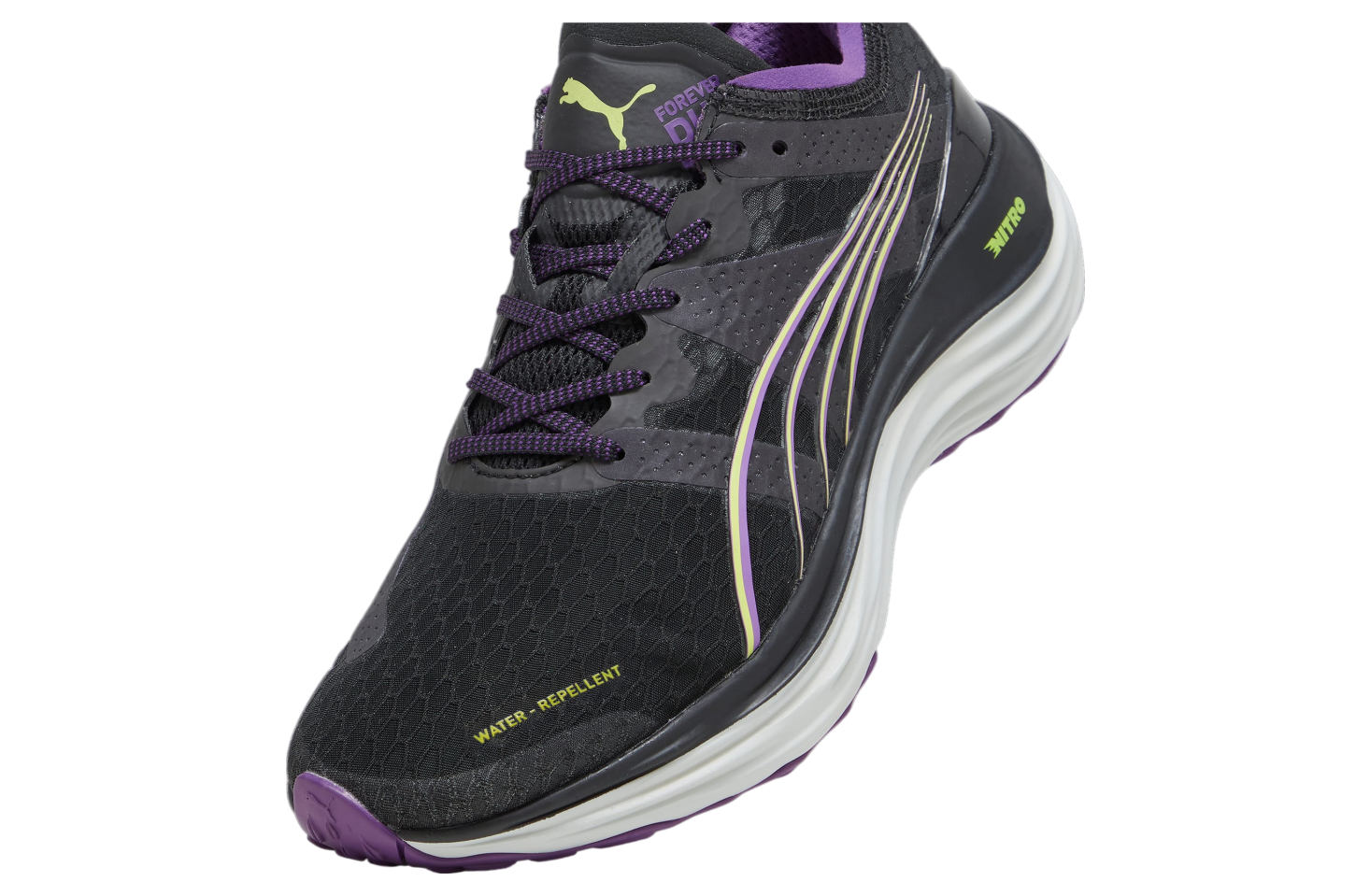 Puma Foreverrun Nitro Wtr WMNS Black / Purple Pop