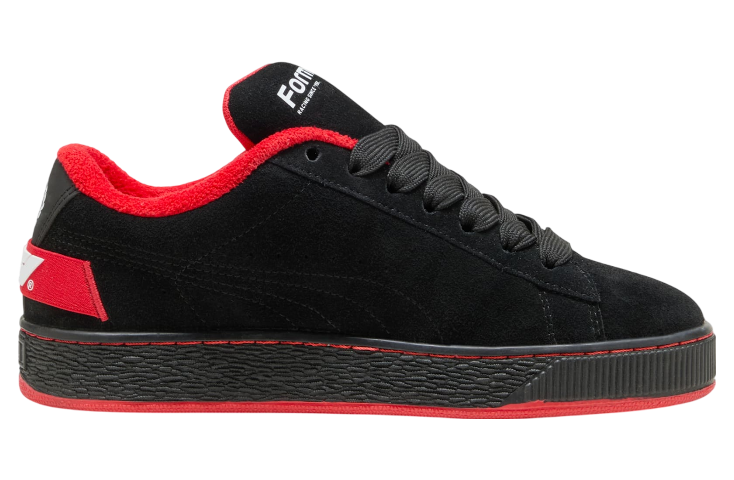 Puma Formula 1 75 Years Suede Xl Black / Pop Red