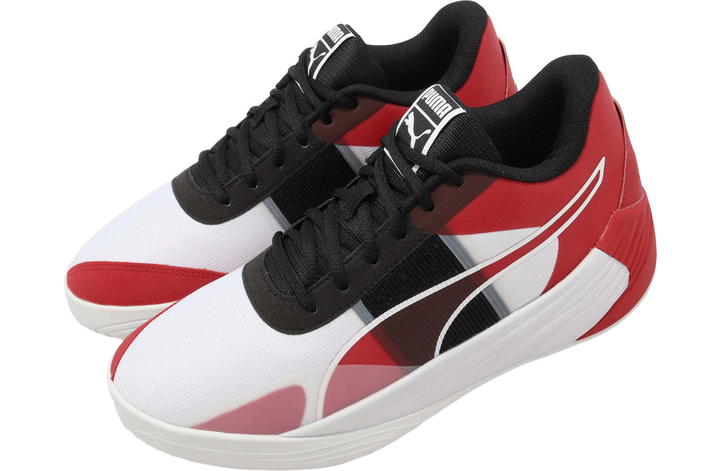 Puma Fusion Nitro Team White / High Risk Red