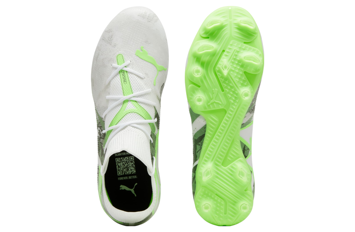 Puma Future 7 Match Camo White / Green Glare