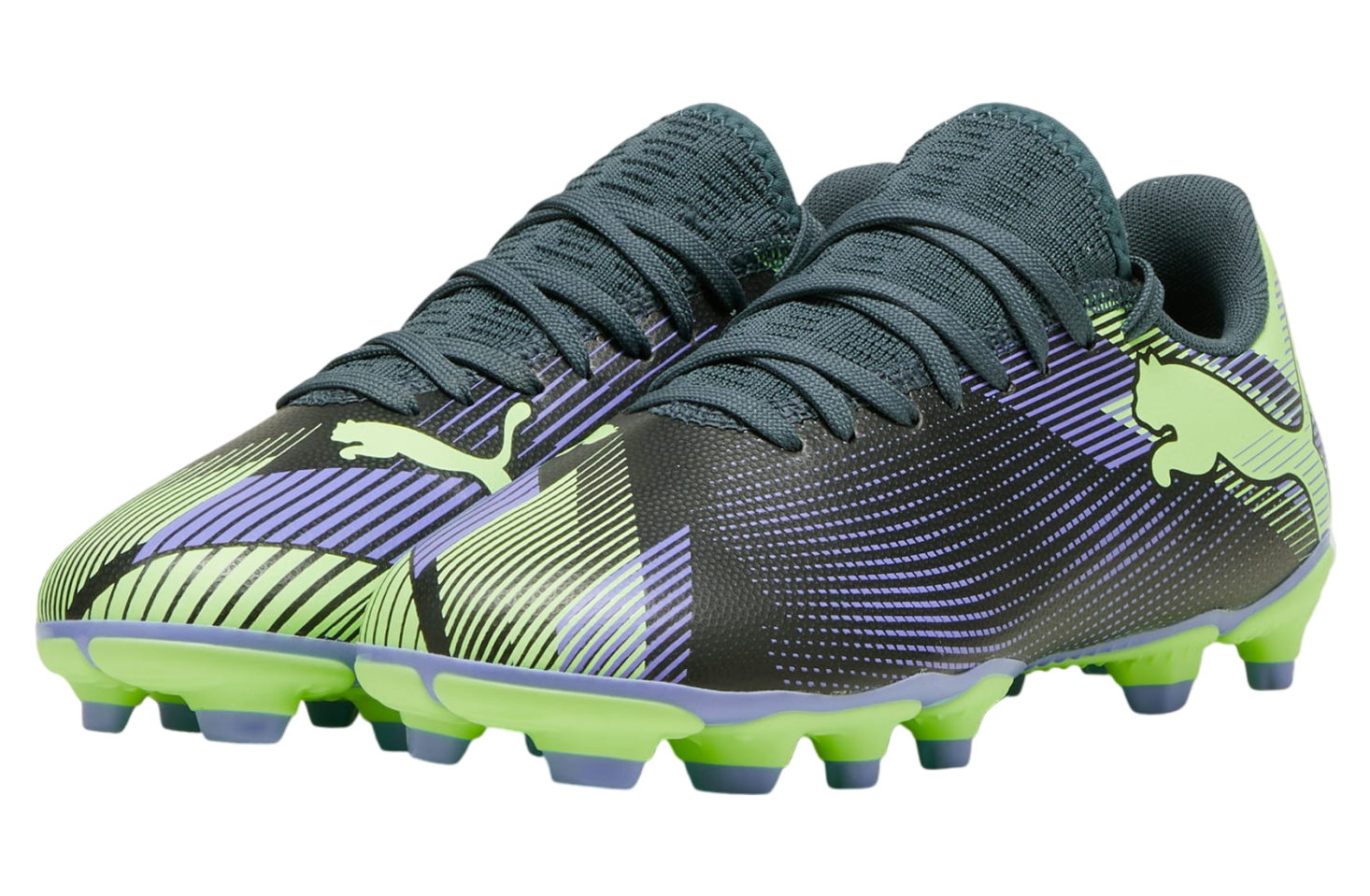 Puma Future 7 Play FG/AG GS Gray Skies / Elektro Purple