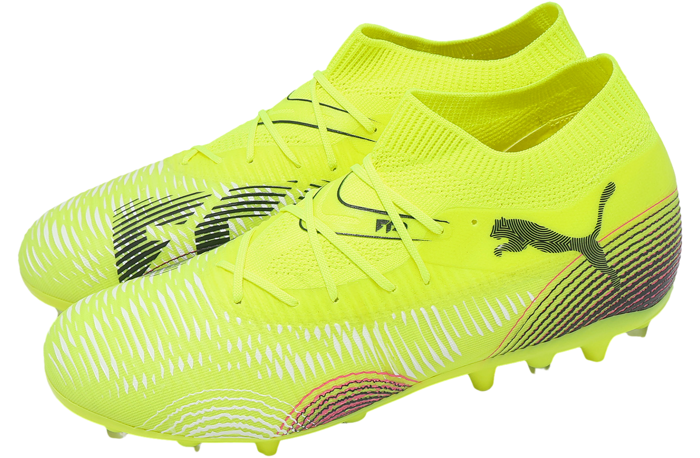 Puma Future 8 Match MG Yellow Black / Sun Struck