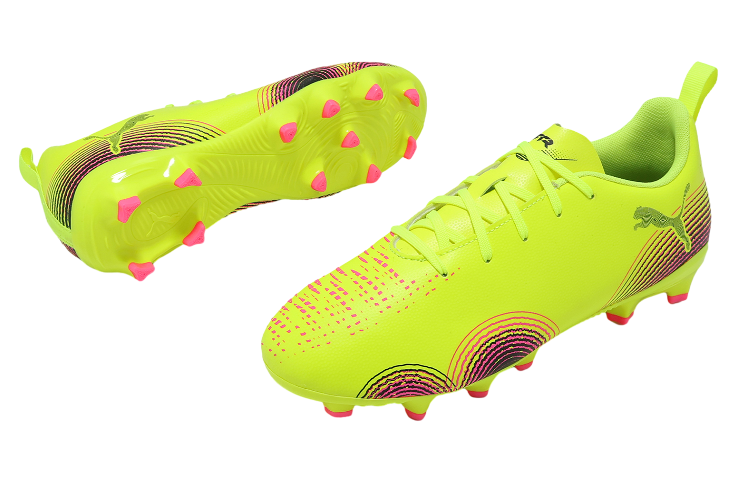 Puma Future 8 Play Fg/ag Jr Gs Yellow Alert / Black