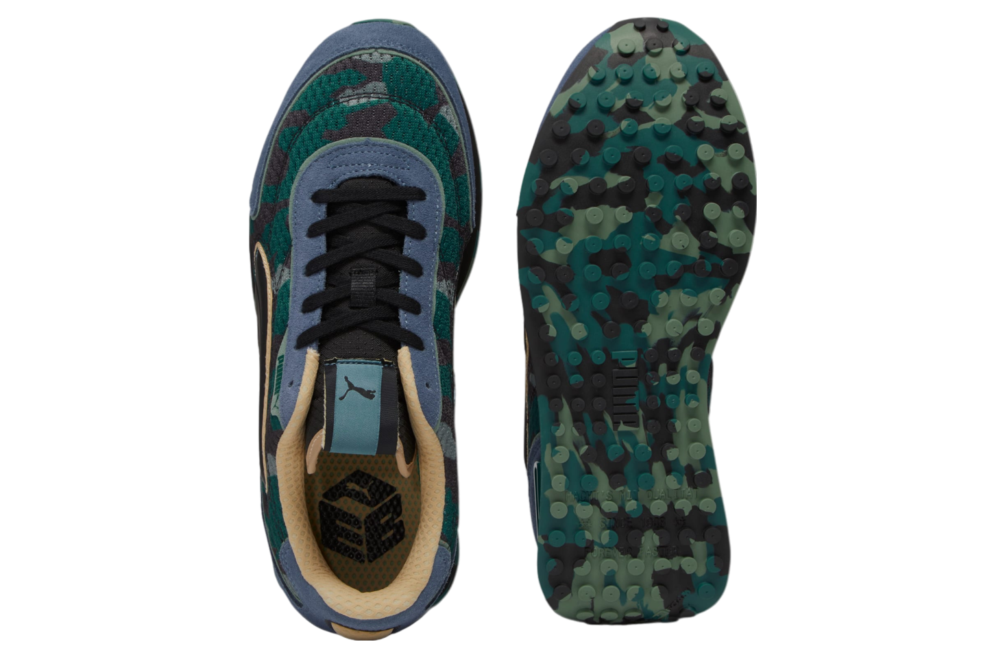 Puma Future Rider Concrete Camo Inky Blue / Black