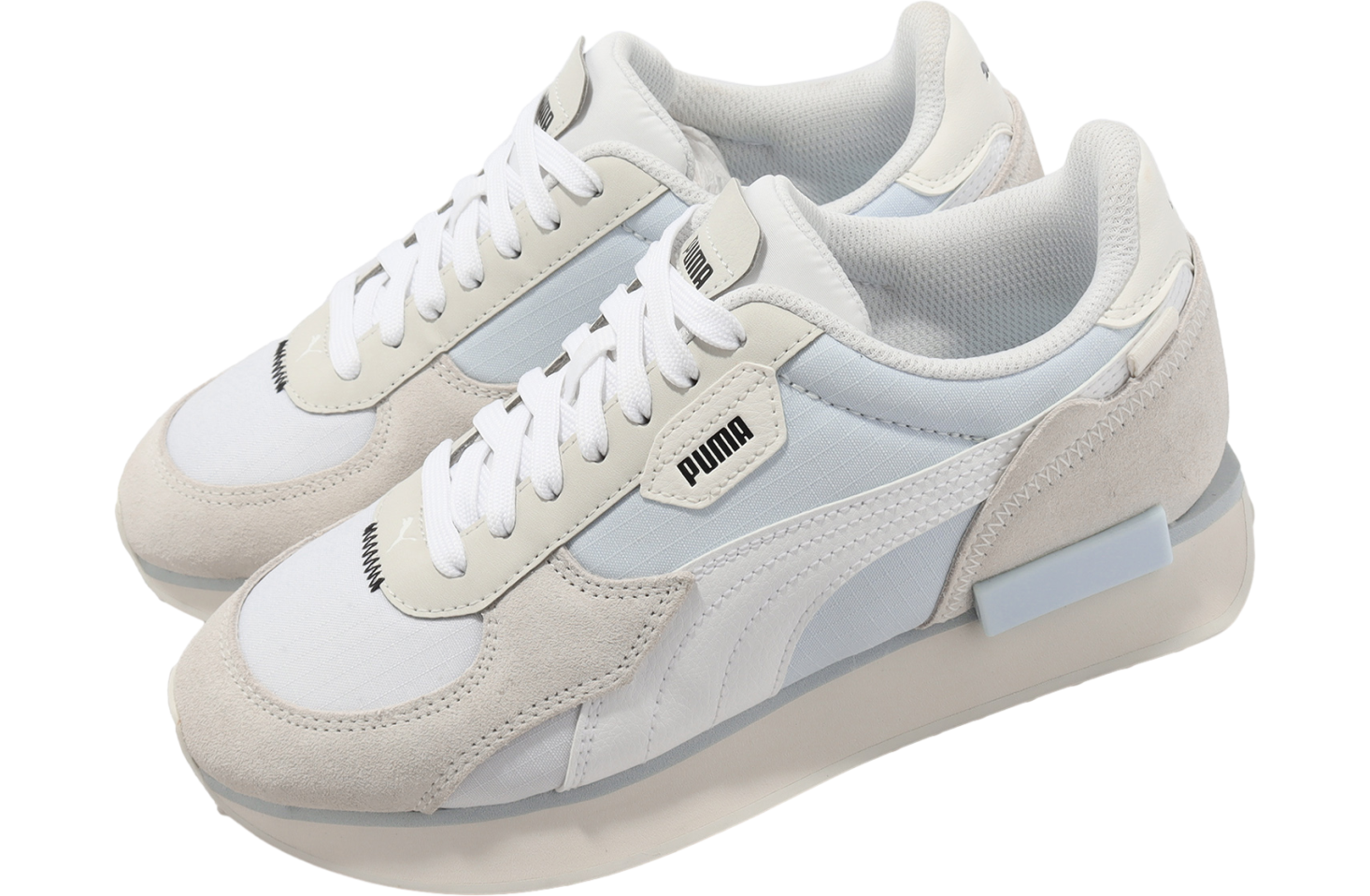 Puma Future Rider Override White / Icy Blue