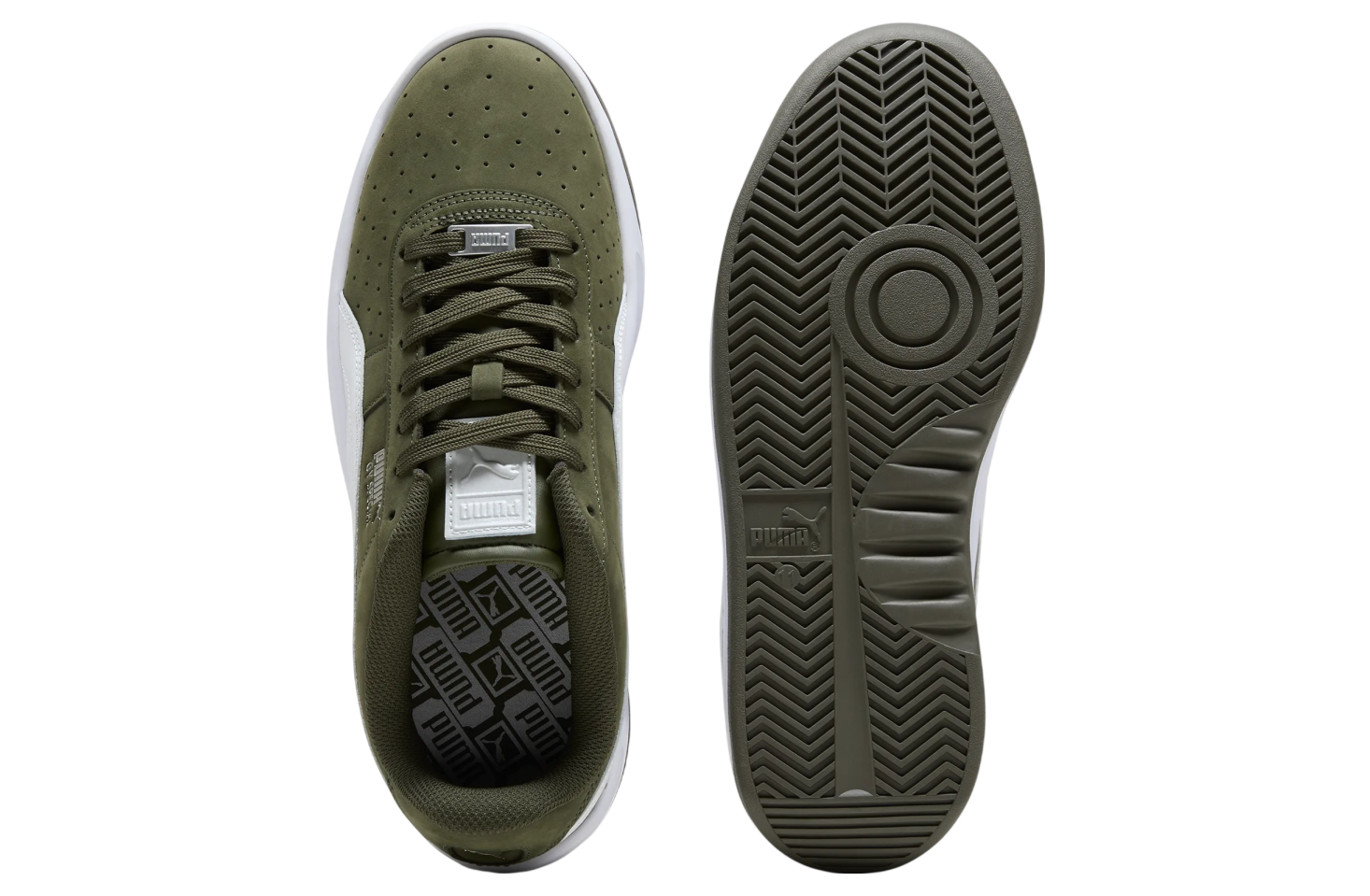 Puma GV Special Olive Dark Olive / White