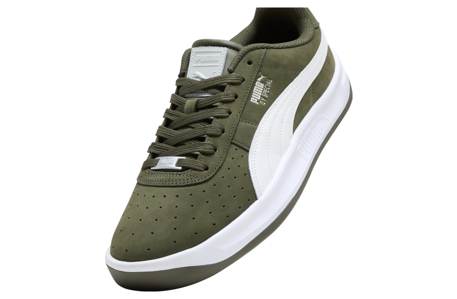 Puma GV Special Olive Dark Olive / White