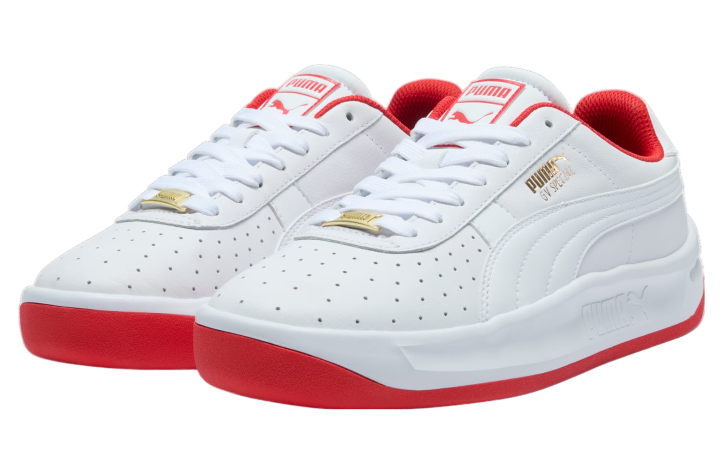 Puma Gv Special White / Pop Red