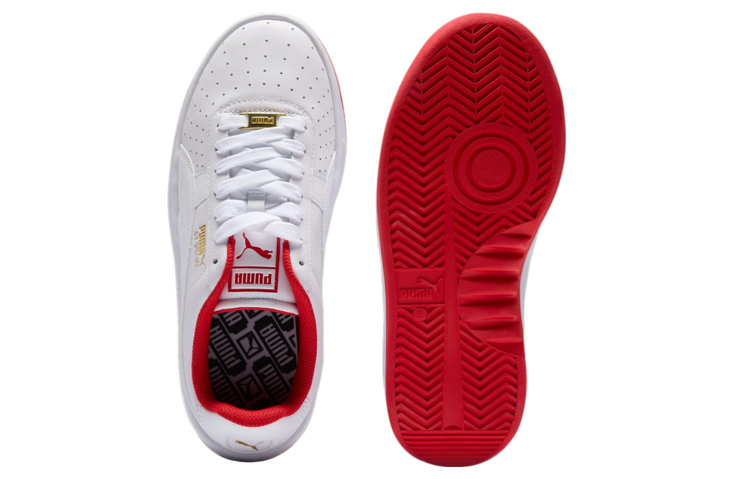 Puma Gv Special White / Pop Red