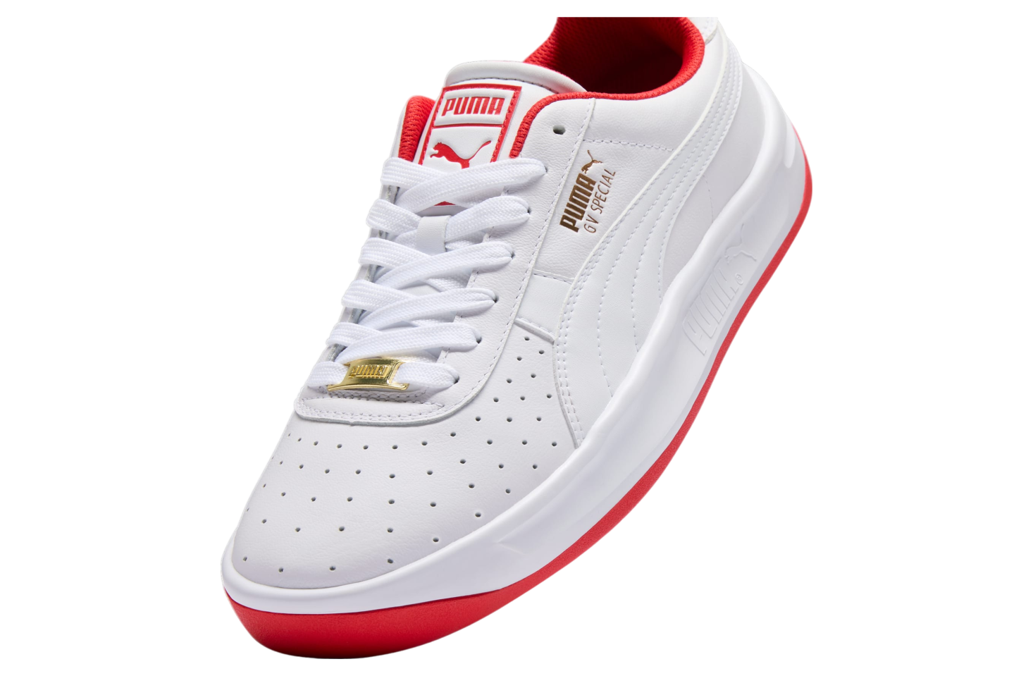 Puma Gv Special White / Pop Red