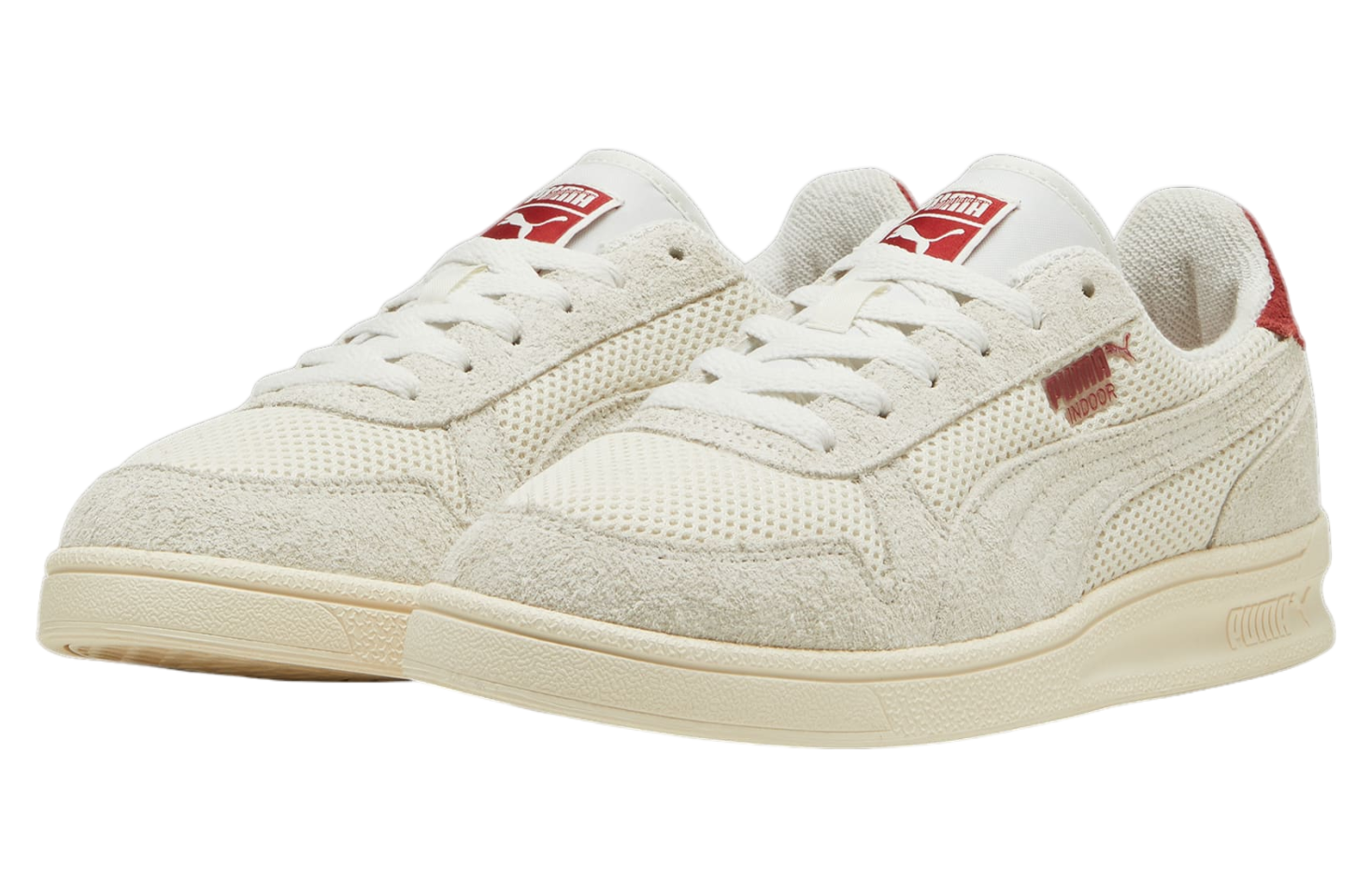 Puma Indoor Mesh Sugared Almond / Intense Red