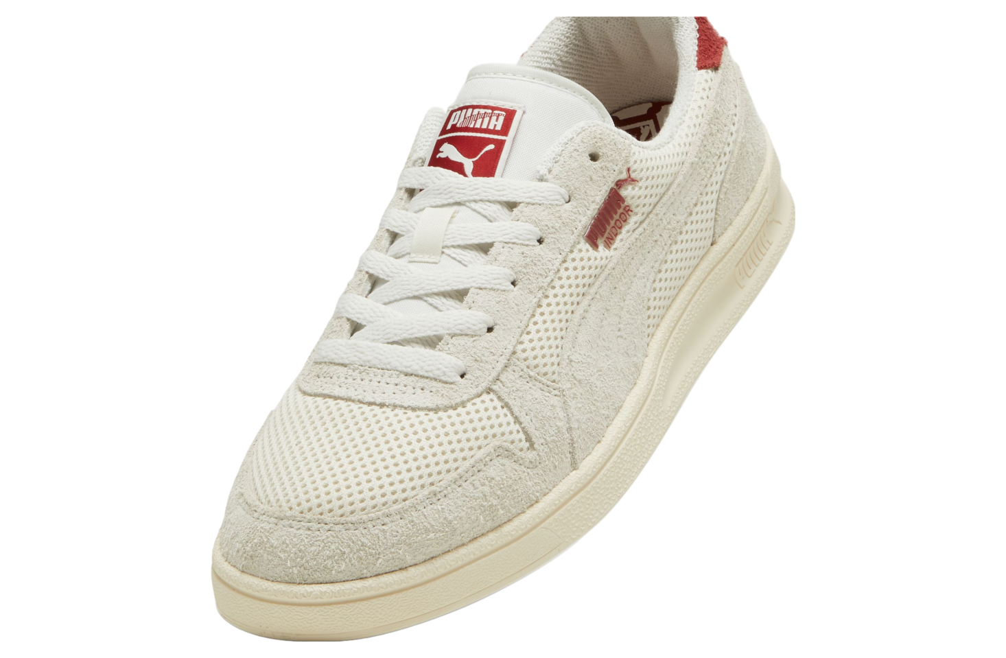 Puma Indoor Mesh Sugared Almond / Intense Red