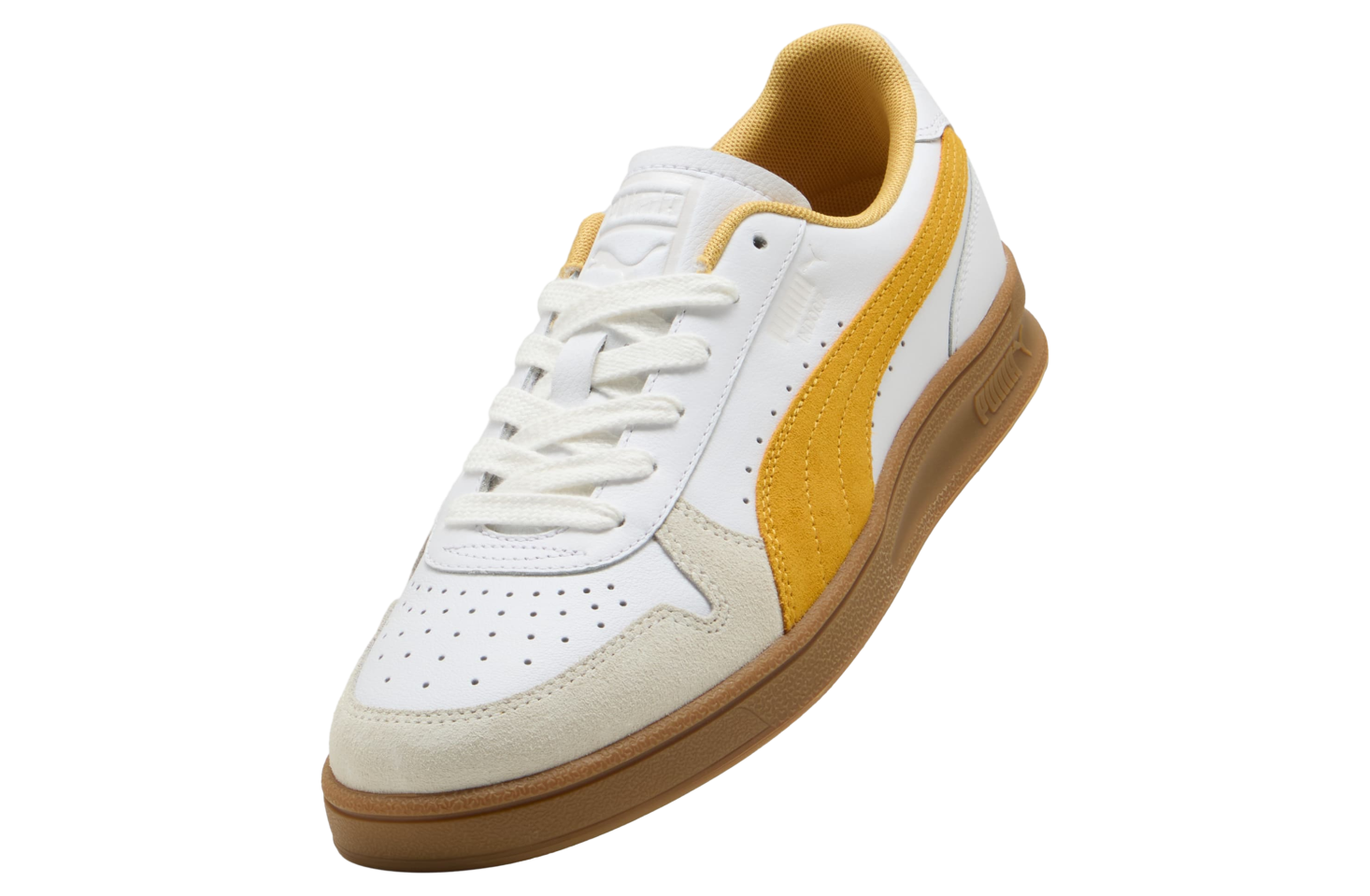 Puma Indoor White / Archive Gold