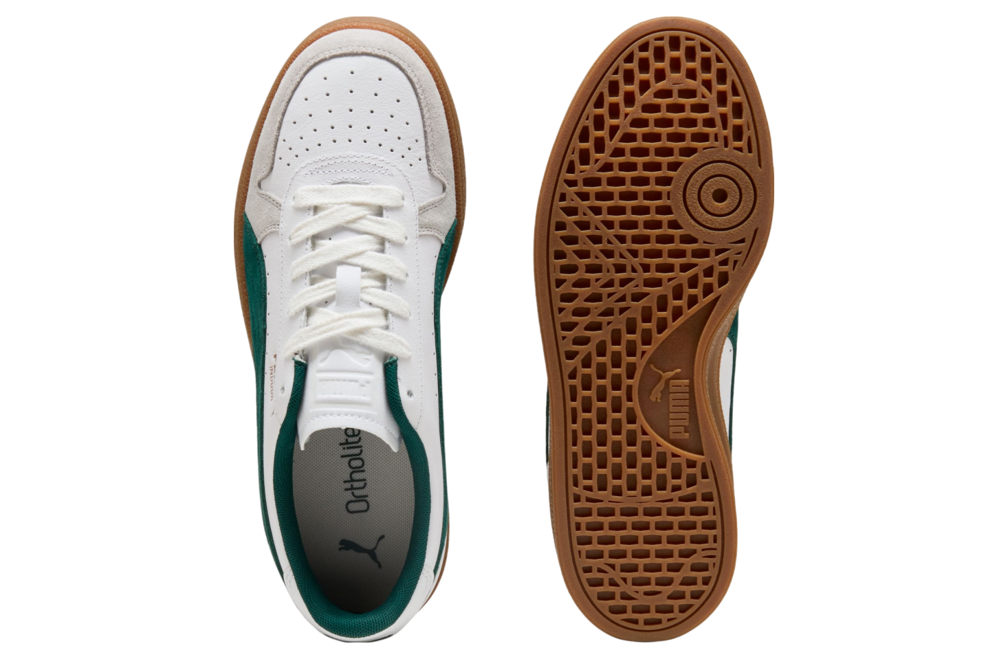 ★PUMA★ Indoor White Dark Myrtle Gum 40136005 Puma Indoor sneakers - White/Dark mirtle/gum